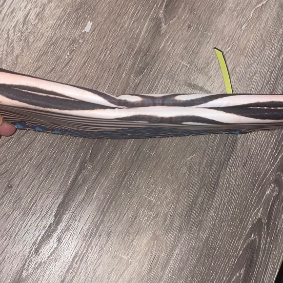 NWOT! STELLA & DOT Jeweled Zebra Print Capri Clutch/ Make-Up Pouch - Picture 8 of 10